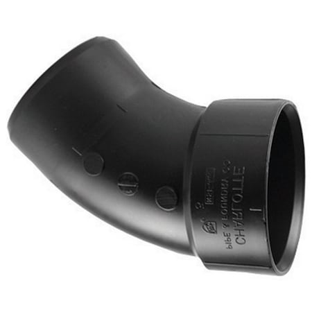 Charlotte Pipe And Foundry ABS003230600HA 1.5 in. ABS-DWV 45 Degree Elbow 42266